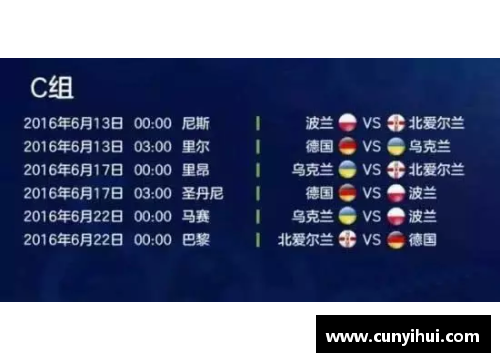 2024欧洲杯赛程：北京时间安排