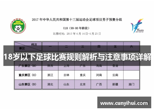 18岁以下足球比赛规则解析与注意事项详解